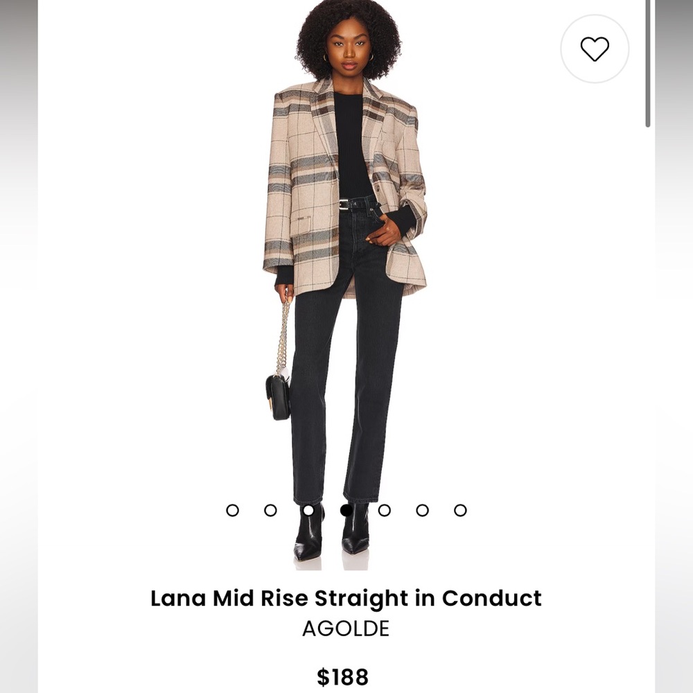 Lana Mid Rise Straight in Conduct
AGOLDE